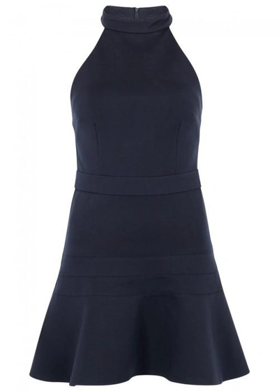 Finders Keepers Balance Jersey Mini Dress In Navy