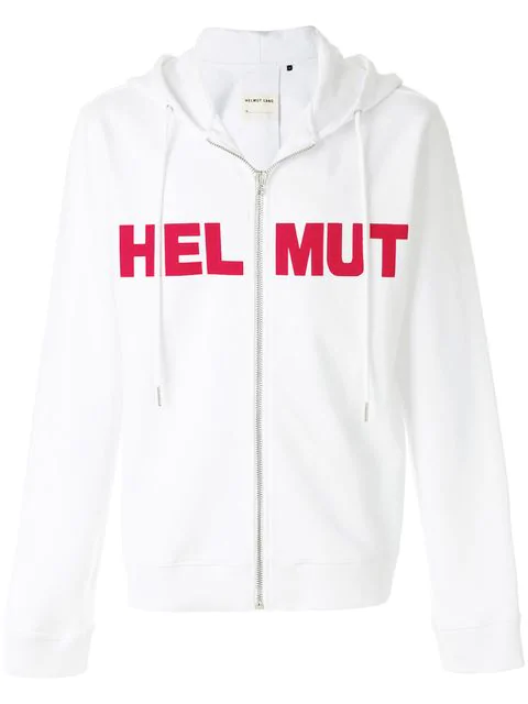 helmut lang red zip up