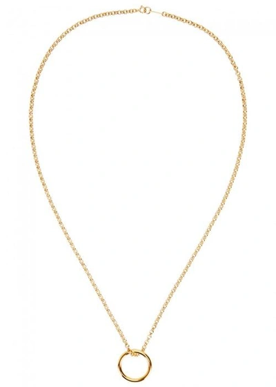 Isabel Marant Sautoir Gold Tone Necklace