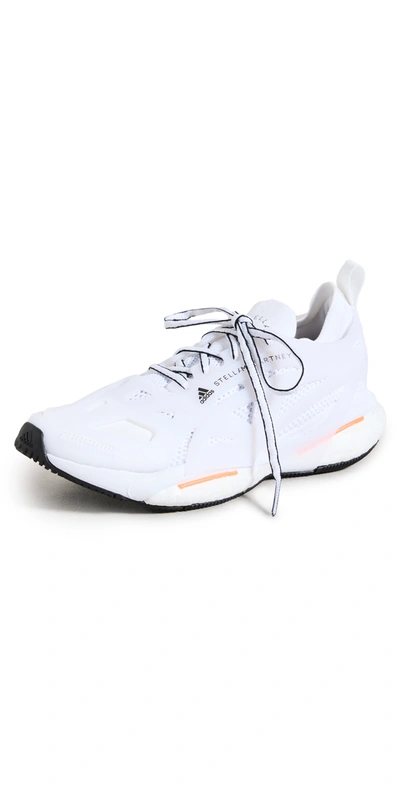 Adidas By Stella Mccartney Solarglide Caged Sneakers In White