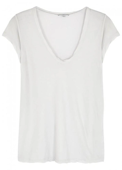 James Perse Off White Jersey T-shirt