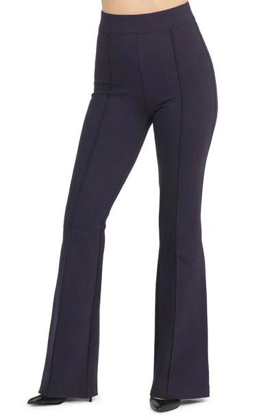 Spanx The Perfect Black High-rise Flare Trousers In Classic Navy