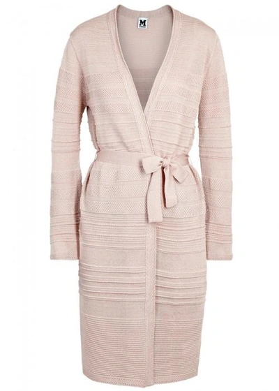 M Missoni Pale Pink Space-dyed Cardigan