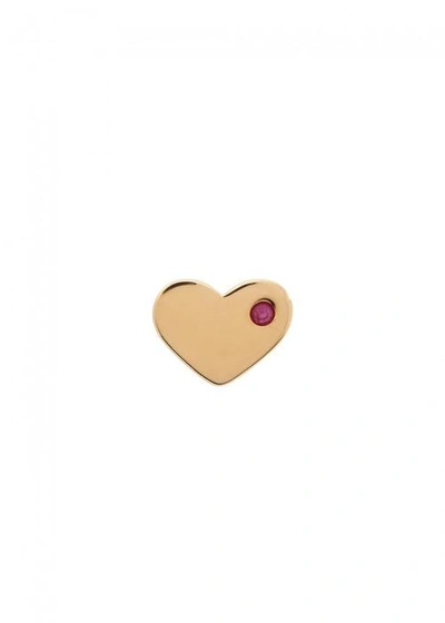 Marc Jacobs Heart Gold Tone Single Earring