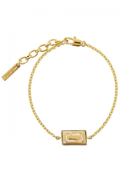 Marc Jacobs Double J Gold Tone Bracelet