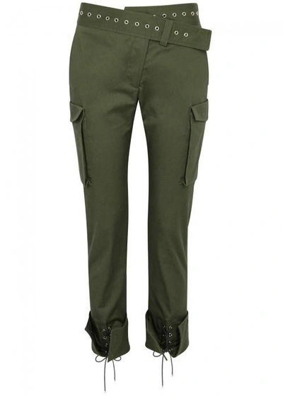 Monse Olive Twill Cargo Trousers