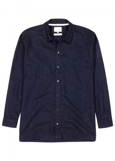 Norse Projects Nohr Navy Cotton Blend Shirt