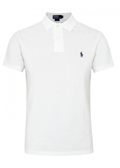 Polo Ralph Lauren White Piqué Cotton Polo Shirt