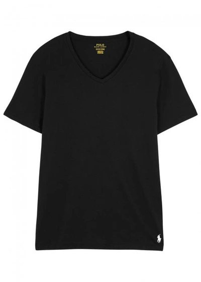 Polo Ralph Lauren Black Cotton Blend T-shirt