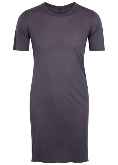 Rick Owens Purple Longline Jersey T-shirt