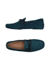 Tod's Loafers In Pastel Blue