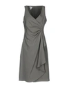 Armani Collezioni Knee-length Dresses In Grey