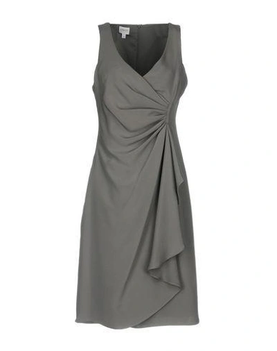 Armani Collezioni Knee-length Dresses In Grey