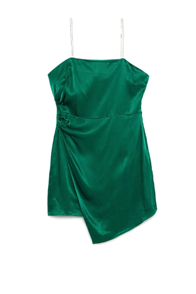 Akalia Jazmin Jewel Mini Dress In Green
