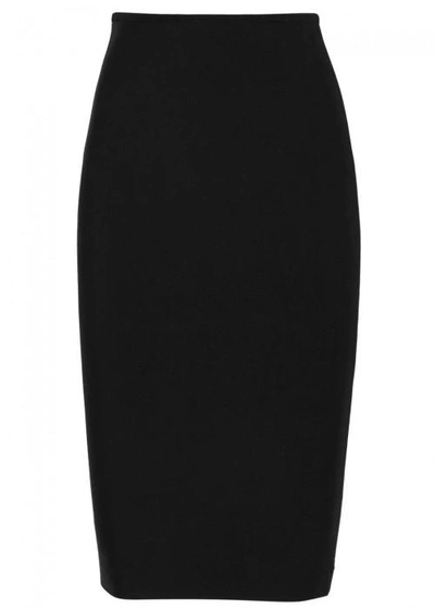 Roland Mouret May Black Stretch-knit Pencil Skirt