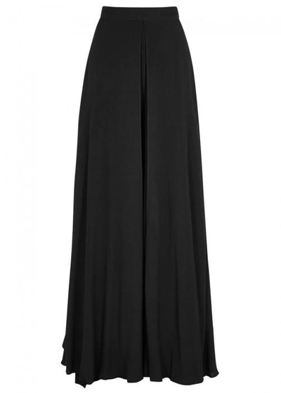 Rosetta Getty Black Overlay Wide-leg Trousers