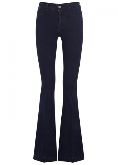 Stella Mccartney Indigo Flared Jeans In Black