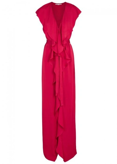 Stella Mccartney Rasalia Ruffled Maxi Dress In Pink
