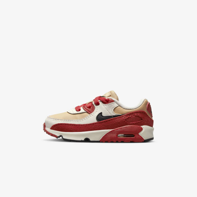 Nike Air Max 90 Ltr Baby/toddler Shoes In Sesame/red Clay/sail/black