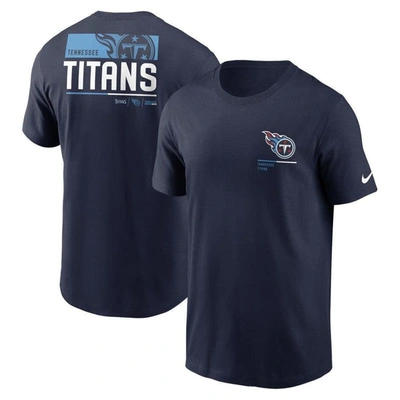 Nike Men's Team Incline (nfl Tennessee Titans) T-shirt In Blue