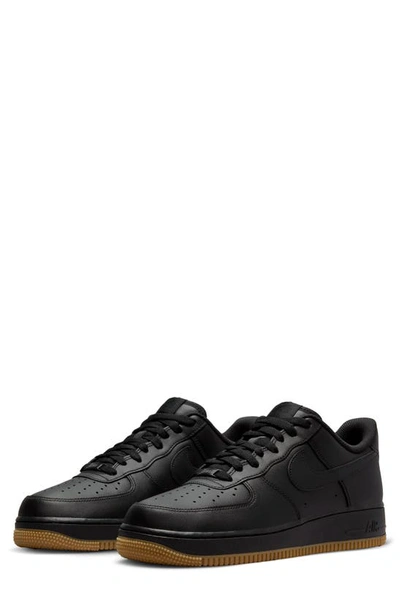 Nike Men's Air Force 1 '07 Shoes In Black