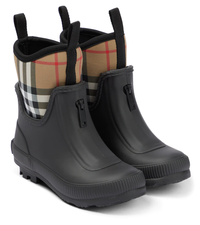 Burberry rain best sale boots kids sale