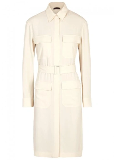 The Row Loeb Cream Shirt Dress In Ivory