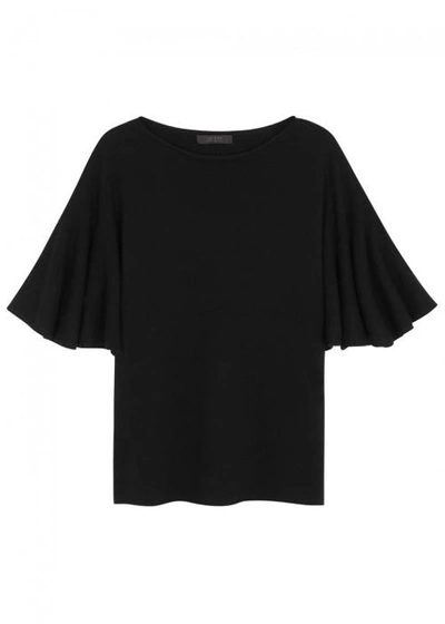 The Row Marley Black Cashmere Top