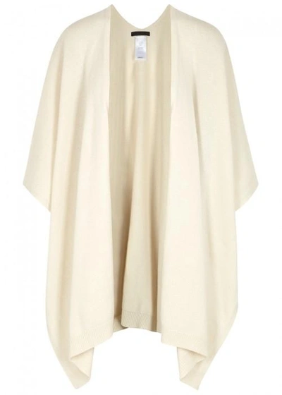 The Row Hern Ivory Cashmere Cape
