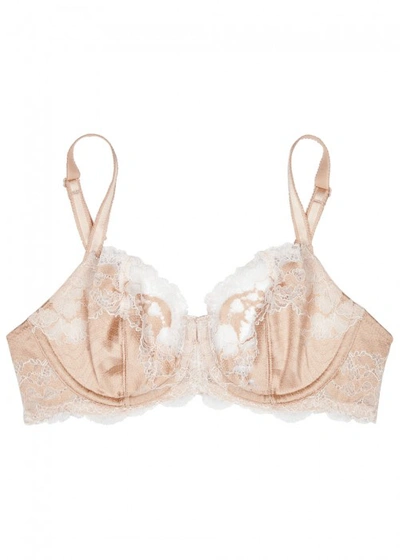 Wacoal Lace Affair Blush Underwired Bra In Rose