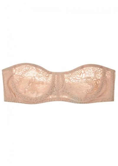 Wacoal Halo Blush Underwired Strapless Bra In Sand