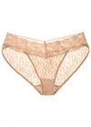 Wacoal Halo Lace Blush Briefs In Nude