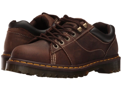 Dr. Martens Mellows Padded Collar Shoe In Brown Kingdom/black Pu | ModeSens