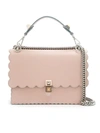 Fendi Scalloped Kan I Shoulder Bag In Pink