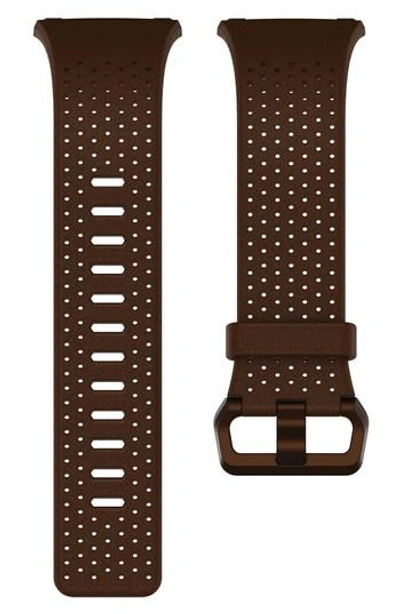 Fitbit Ionic Accessory Band In Cognac