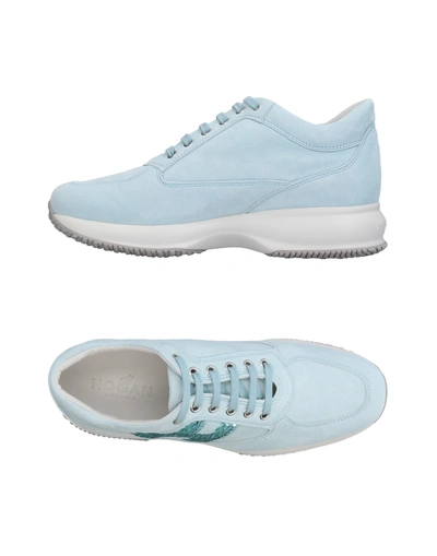 Hogan Sneakers In Sky Blue