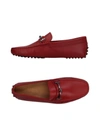 Tod's Loafers In Red