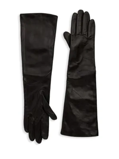 Saks Fifth Avenue Women's Metisse Long Tech Gloves In Black