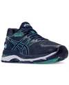 Asics Women's Gel-nimbus 20 Running Sneakers From Finish Line In Indigo Blue/indigo Blue/o