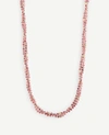 Ann Taylor Beaded Layering Necklace In Scarlet Lily