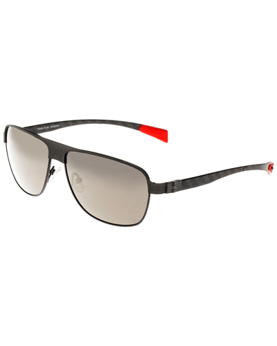 Breed Hardwell Titanium Sunglasses In Gun Metal / Gunmetal / Spring