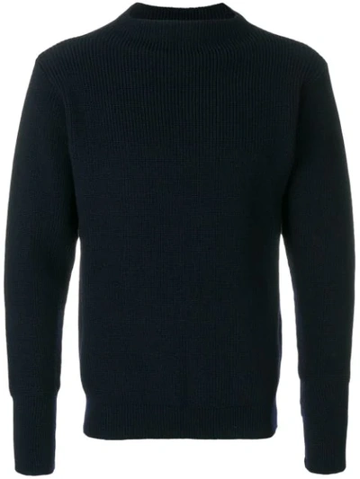 Andersen-andersen Crew Neck Jumper In Blue