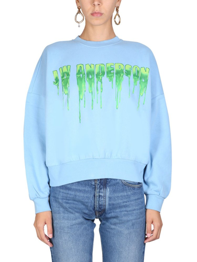 Jw Anderson J.w. Anderson Womens Light Blue Other Materials Sweatshirt