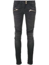 Balmain Skinny Biker Jeans