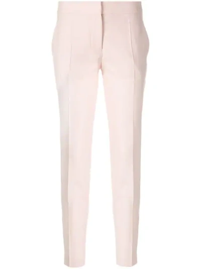 Stella Mccartney Slim Fit Tailored Trousers In Pink