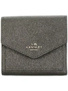 Coach Metallic Small Wallet - Grey