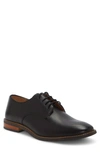 Vince Camuto Lyre Leather Derby In Black/black Shhgrg