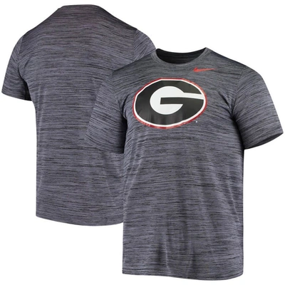 Nike Black Georgia Bulldogs Tonal Velocity Legend Performance T-shirt In Grey