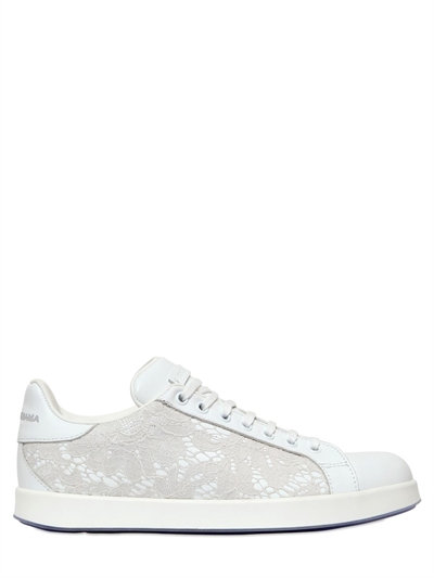 dolce gabbana lace sneakers