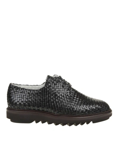 Dolce E Gabbana Men's  Black Leather Lace Up Shoes